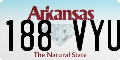 AR license plate 188VYU