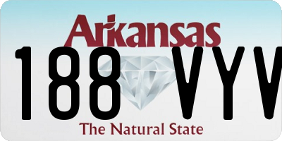 AR license plate 188VYV