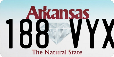 AR license plate 188VYX