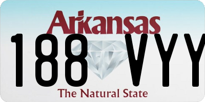 AR license plate 188VYY