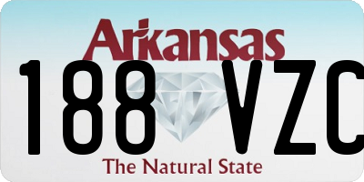 AR license plate 188VZC
