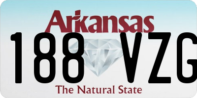 AR license plate 188VZG