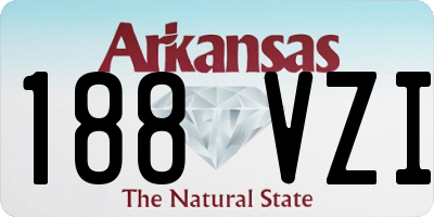 AR license plate 188VZI