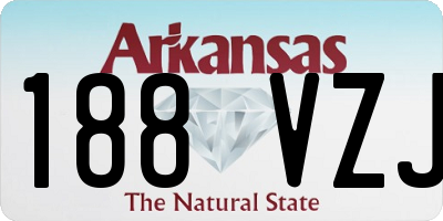 AR license plate 188VZJ