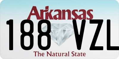 AR license plate 188VZL
