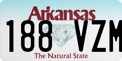 AR license plate 188VZM
