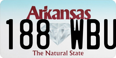 AR license plate 188WBU
