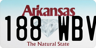 AR license plate 188WBV