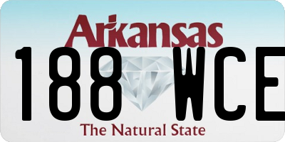 AR license plate 188WCE