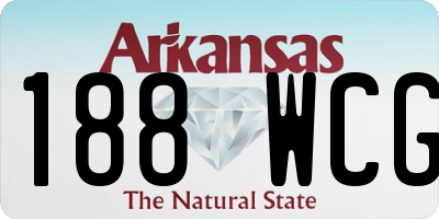 AR license plate 188WCG