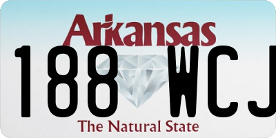 AR license plate 188WCJ