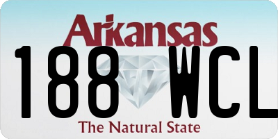 AR license plate 188WCL