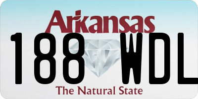AR license plate 188WDL