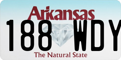 AR license plate 188WDY