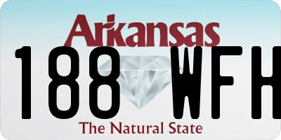 AR license plate 188WFH