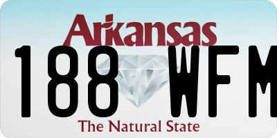 AR license plate 188WFM