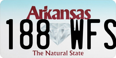 AR license plate 188WFS