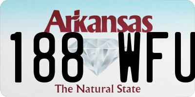 AR license plate 188WFU