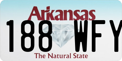 AR license plate 188WFY