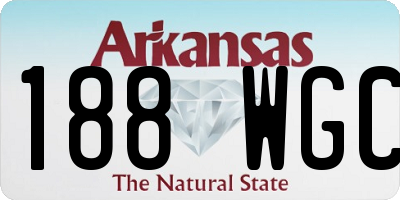 AR license plate 188WGC