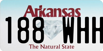 AR license plate 188WHH