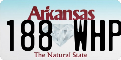 AR license plate 188WHP
