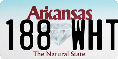 AR license plate 188WHT