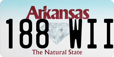 AR license plate 188WII