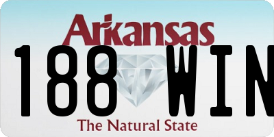AR license plate 188WIN