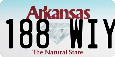 AR license plate 188WIY