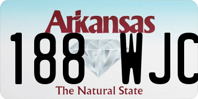 AR license plate 188WJC