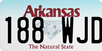 AR license plate 188WJD
