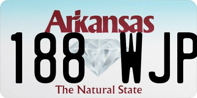 AR license plate 188WJP