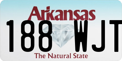AR license plate 188WJT