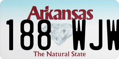 AR license plate 188WJW