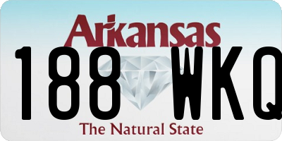 AR license plate 188WKQ