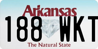 AR license plate 188WKT