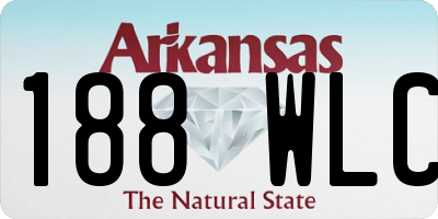 AR license plate 188WLC