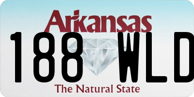 AR license plate 188WLD