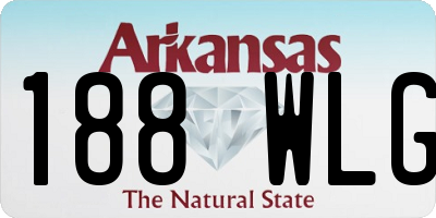 AR license plate 188WLG