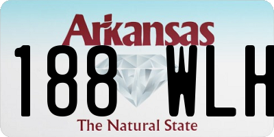 AR license plate 188WLH