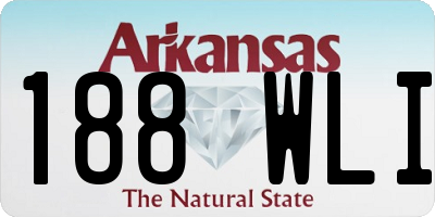 AR license plate 188WLI