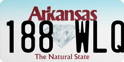 AR license plate 188WLQ