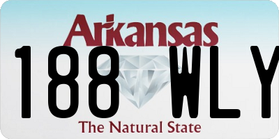 AR license plate 188WLY