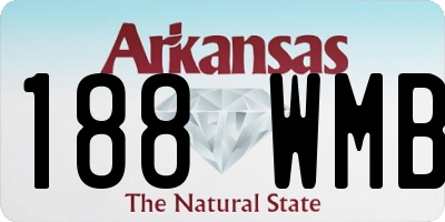 AR license plate 188WMB