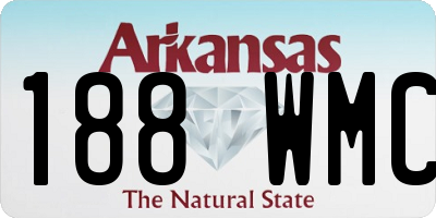 AR license plate 188WMC