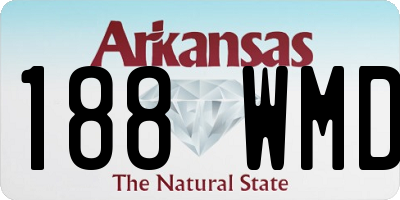 AR license plate 188WMD