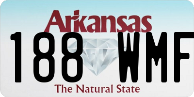 AR license plate 188WMF