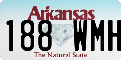AR license plate 188WMH