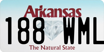 AR license plate 188WML